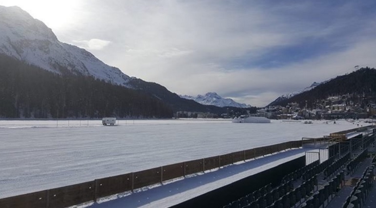 St. Moritz Snow Polo começa nesta sexta-feira (crédito - twitter Snow Polo St. Moritz)